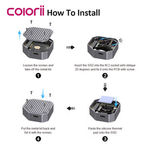 Colorii MC13 2230 M.2 SSD carcasa USB C 10Gbps NVMe disco duro para APPLE LOG <span class=keywords><strong>iPhone</strong></span> 15 pro Max - Product Image 6