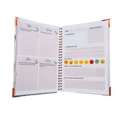 Stampa personalizzata 2023r A5 quaderno a spirale in carta diario diario Agenda giornaliera settimanale mensile Organizer Planner