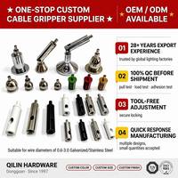Support de câble OEM ODM personnalisé réglable sans outil à verrouillage par suspension en laiton pour luminaires suspendus, panneaux et plafonniers linéaires