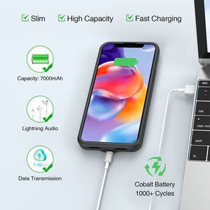 Ce FCC PSE ngân hàng điện pin mỏng trường hợp đối với <span class=keywords><strong>iPhone</strong></span> 12/13/14/15/16 Pro/Pro Max pin bên ngoài trường hợp sạc - Product Image 6