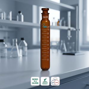 Ampolla de Vidrio Ámbar de 3-10 ml con Tapa a Presión, Libre de Pirógenos, Resistente a Químicos, Contenedor para Muestras - Product Image 3