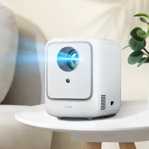 Rigale Draagbare China Mini-Projector Prijs Hd Bluetooth Min Low Power Nieuwste Ronde Projector
