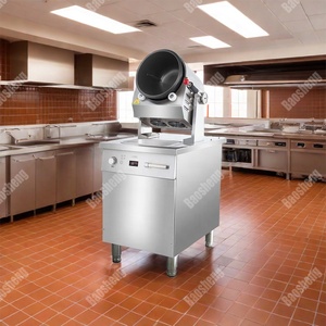 Machine de cuisson commerciale tambour 304 corps en acier inoxydable poêle à frire antiadhésive <span class=keywords><strong>Robot</strong></span> de cuisson Intelligent entièrement automatique - Product Image 1