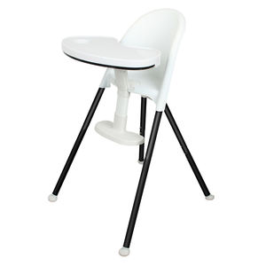 Chaise haute pour bébé en métal en plastique de qualité alimentaire Offre Spéciale chaise de salle à manger conforme EN14988 à conversion élevée et à cadre stable - Product Image 4