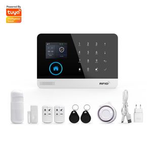 Alarme Inteligente Tuya WiFi GSM <span class=keywords><strong>3G</strong></span> 4G Sem Fio para Casa Sistema de Segurança Anti-Intrusão com Sensores de Movimento para Portas - Product Image 1