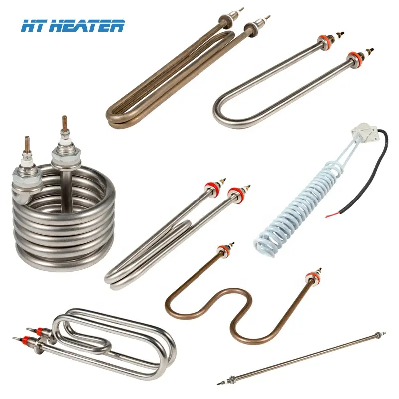 Heater Industrial 230v 350w 400w 500w 800w 1000w U W I Shape Industrial Electric Rod Immersion Water Heating Element Tubular Tube Heater
