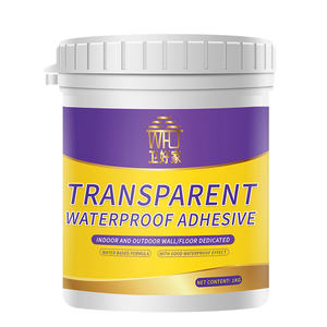 Azulejo pegamento impermeable transparente blanco alto al por mayor azulejo de pared de baño con revestimiento impermeable de grietas de bloqueo de ladrillo gratis - Product Image 1