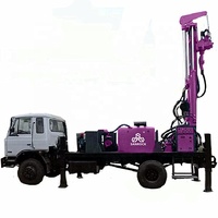 Foreuse de puits d'eau montée sur camion, machine de forage de puits d'irrigation agricole, foreuse de puits d'eau portable