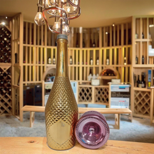 Vente en gros 750ml Premium plaqué or pour bouteille <span class=keywords><strong>de</strong></span> champagne Échantillon scellé vide réutilisable en liège gratuit - Product Image 4