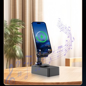 3-en-1 multifonctionnel pour <span class=keywords><strong>Bluetooth</strong></span> Mini haut-parleur haute esthétique support de téléphone rotatif tableau de bord montage téléphone portable - Product Image 3