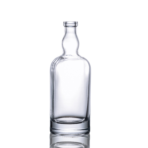 Bottiglie di Vetro Soffiate a Macchina Rotonde da 750ml 75cl 25oz Trasparenti per Vino Liquore Whisky Stile <span class=keywords><strong>Old</strong></span> Fashioned con Coperchio - Product Image 1