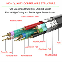 Bochara Elastic Coiled USB 3.0 Tipe a untuk Tipe C 3.0 Pria kabel Data Foil + dikepang terlindung untuk HDD ponsel pintar Tablet