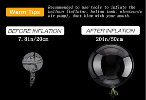 Durchsichtige 20-Zoll-Bobo-Ballons, Transparente LED-Blasenballons für Hausdeko, DIY-Weihnachtsveranstaltungen, Abschlussfeiern und Erntedankfeste - Product Image 6