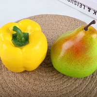 Fruits et légumes artificiels à bas prix, modèles réalistes de pommes rouges, vertes et jaunes, matériaux en mousse pour la décoration de la maison