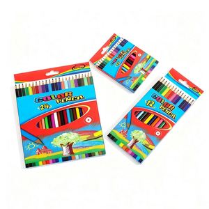 Jx Oem Brand High Quality 12 Wooden Custom Color <b>Set</b> With Logo Coloring Pencil for Kids Gift Painting - Product Image 1