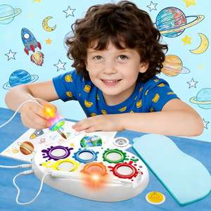 Jouet de dessin magique, art de l'estampage créatif, jouet éducatif pour enfants, ensemble de peinture coloré - Product Image 2