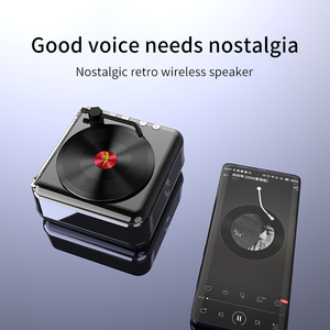 Hộp Nhạc Hoài Cổ Không Dây Cổ Điển Máy Hát Đĩa Loa Hỗ Trợ Thẻ TF AUX Máy Phát Đĩa <span class=keywords><strong>USB</strong></span> Đài <span class=keywords><strong>FM</strong></span> - Product Image 5