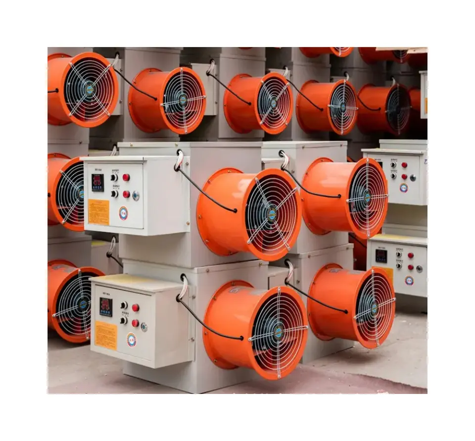 Calentador de aire eléctrico Industrial/equipo de Calefacción de secado de calefacción de cría de invernadero/calentador eléctrico de cría ventilador caliente de granja