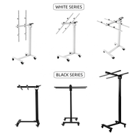Soporte de Terapia de Luz Roja Neumático de Fácil Uso, Base Estable Antivuelco, 30 kg, Altura Ajustable, Montaje Sencillo