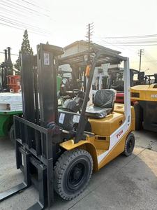 <b>Used</b> Japanese TCM Forklift for Sale Fd25 2.5t 2500kg Komatsu Diesel Engine Two Stage Mast Low Price - Product Image 4