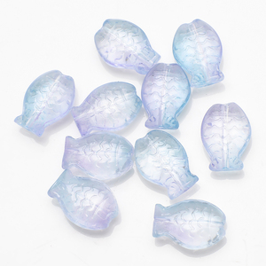 Zhubi <span class=keywords><strong>ล</strong></span>ูกปัดแก้วทรงปลา10X14MM ไล่ระดับสีสุดสร้างสรรค์คริสตัลใส<span class=keywords><strong>ล</strong></span>ูกปัดจี้รูป<span class=keywords><strong>ปลา</strong></span>คาร์พสำหรับทำเครื่องประดับ - Product Image 4