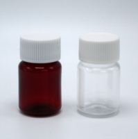 Échantillons gratuit — bouteilles en plastique, conteneurs en plastique, en forme de Capsule, pour la pharmacie, avec capuchons à vis personnalisés, 15mL, vente en gros, pièces