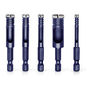 Nhanh chóng thay đổi Hex kim cương lõi khoan bit thiết lập di động tổng chiều dài <span class=keywords><strong>60mm</strong></span> Kim Cương khoan lõi bit - Product Image 1