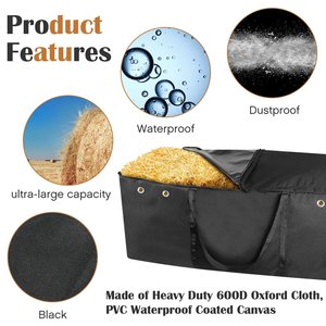 Alimentador de caballos de Venta caliente de muestra gratis, broches de fondo de malla de alimentación de heno de cabras profundas para puesto de caballos, bolsa de almacenamiento de pacas de heno de alimentación de caballos - Product Image 2