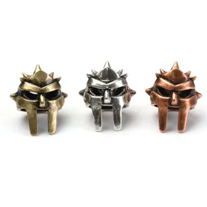 Paracord beads rope Pendant helmet Beads Metal Antique steel Gold or Bronze Charms For Bracelet beads for jewelry making