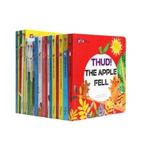 Libro de Cartón con Tapa Dura Personalizado para Niños, Aprendizaje Temprano, Palabras ABC, Papel Offset