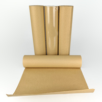 Papier de masquage Honfair recyclable, rouleaux jumbo en kraft, imperméable, pour la peinture automobile, la construction et la protection des surfaces.