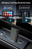2'si 1 Arada CarPlay Android Auto Dongle, Kablolu Bağlantıyı Kablosuzla Dönüştürür, Wi-Fi4 ile, IOS/Android Telefonlar için 1 Yıl Garantili, Tak ve Çalıştır