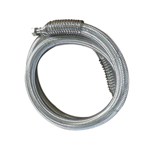 Système de tuyaux flexibles cryogéniques en acier inoxydable à double couche DN40, tuyaux cryogéniques à enveloppe sous vide pour hélium liquide avec joint croisé - Product Image 4