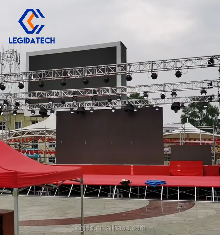 แกรนด์ Ecran Geant Led 16:9 1080P Ultra HD 500X500Mm 500X1000Mm P2.6 P3 P4 P3.91 P4.81 Mur Led Pour Cinema