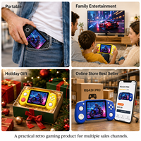 Console de jeu portable rétro RG43H PRO avec écran IPS, WiFi, puce RK3562, lecteur de jeux vidéo portable, sortie TV, vente en gros OEM
