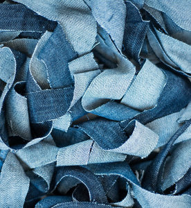 Denim Cutting Fabric Waste/ Denim Yarn Waste Eco-friendly Products With Competitive Price 2021 - Product Image 1