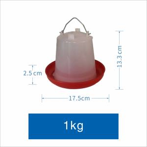 Galinha bebendo automática do equipamento da exploração agrícola das aves domésticas, pato, pombo, capacidade do bebedor 1L da codorna - Product Image 2