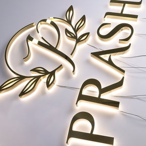 Letreiros LED para Salão de Beleza e SPA, Letras Metálicas Iluminadas, Letreiro LED Personalizado para Negócios, Sinalização Retroiluminada - Product Image 1