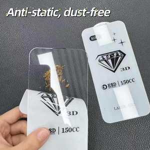 Protection d'écran en verre trempé antistatique 3D grand arc ESD avec filet anti-poussière <span class=keywords><strong>150CC</strong></span> pour iPhone 18 Pro <span class=keywords><strong>Max</strong></span> 17 16 - Product Image 6