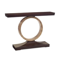 Console de luxe moderne pour entrée, salle à manger et couloir, avec anneau en nacre, meuble multifonctionnel pour salon