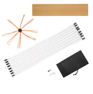 Kit de nettoyage de <span class=keywords><strong>cheminée</strong></span> extensible jusqu'à 30 pieds, outils de nettoyage de <span class=keywords><strong>cheminée</strong></span> avec brosse, 8 tiges flexibles, kit de balayage de <span class=keywords><strong>cheminée</strong></span> - Product Image 1