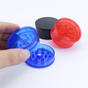 Plastic Tobacco Grinder Dry Herb Grinder 40mm/60mm <b>Smoking</b> Accessories 3 Part Design Smoker Grinding Accessories - Product Image 5
