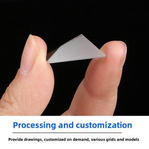 고정밀 12.5 하프 하우스 프리즘 광학 기기 렌즈 고투과율 유리 굴절 프리즘 - Product Image 3