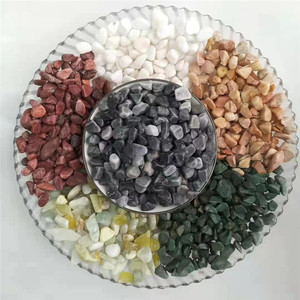 3-5 mét cảnh quan đá đỏ Viscose Pebble rửa sạch màu đá cho Sàn epoxy terrazzo nhà máy giá - Product Image 5