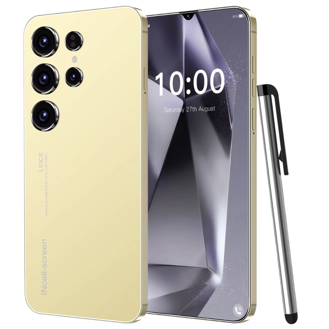 New Arrival S25 Ultra Smartphone S24 Ultra Global Version LED Smart Multilingual LTE Cellular
