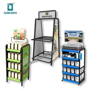 Factory Direct Wholesale Price Custom Size Logo Acrylic Display Racks Display Stand For Shop Supermarket C-store Gas-station