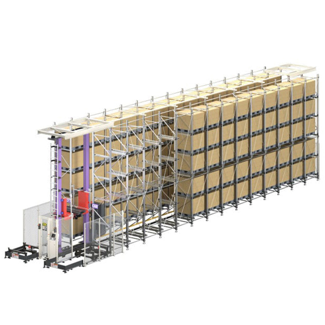 Asrs Heavy Duty Storage Racking System Automated High Density Shuttle Racking Storage