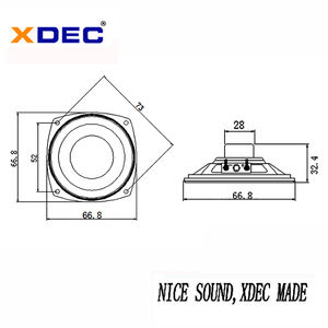 مغناطيس داخلي مجموعة كاملة 66 من مكبر الصوت باس لوحدات سلبية عالية الجودة - Product Image 3