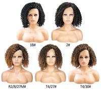 Vente en gros Perruques courtes cheveux humains Pixie cheveux synthétiques de haute qualité en fibre résistante à la chaleur