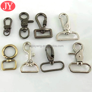 Hợp Kim Kẽm 8Mm Xoay Móc Treo D Nhẫn Dây Buộc Snap Móc Clip Móc Nickel-Miễn Phí Dây Khóa Cho Keychain Túi Vòng Chìa Khóa - Product Image 1